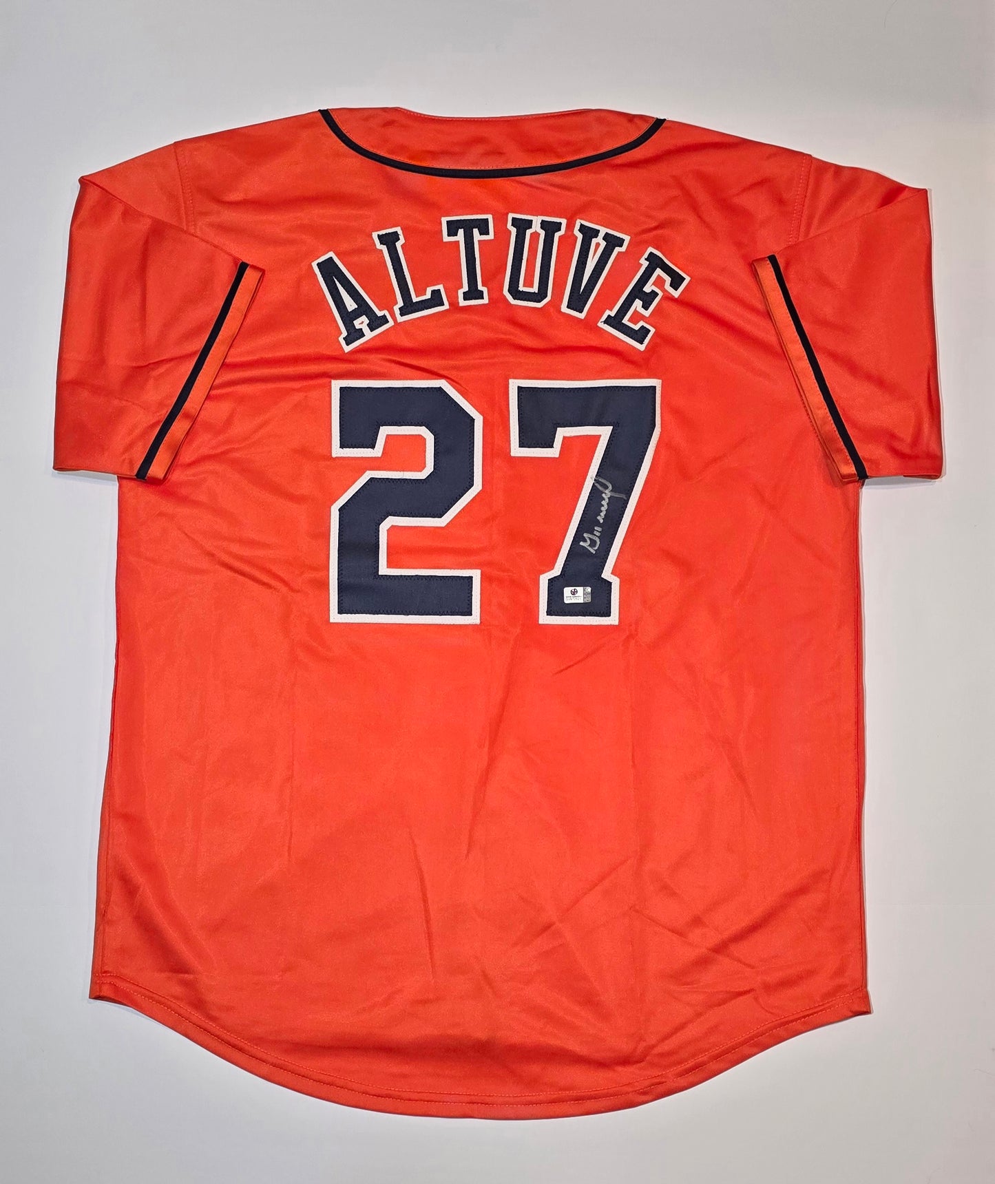 Jose Altuve Houston Astros Autographed Baseball Jersey With COA