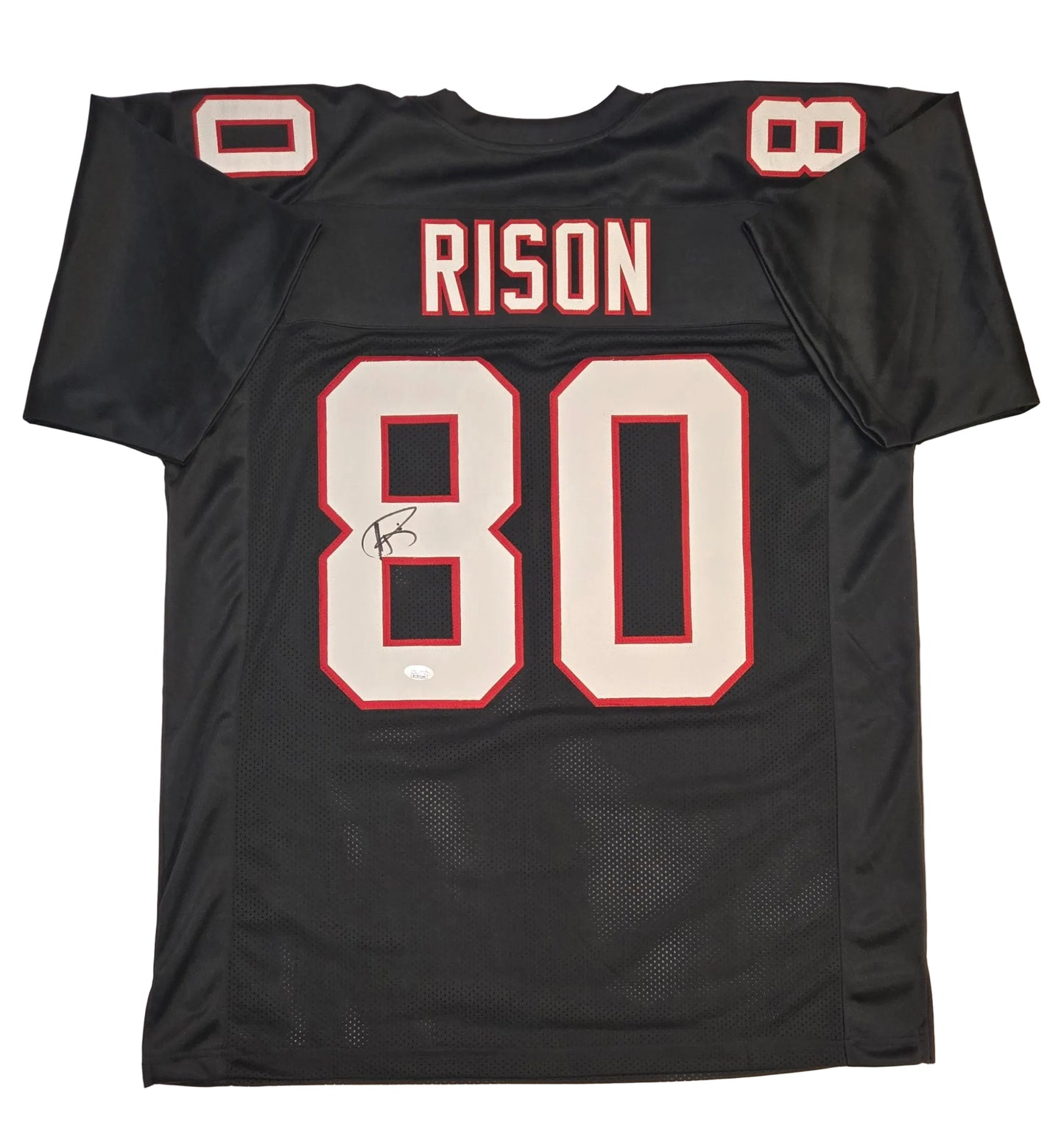Andre Rison of the Atlanta Falcons autographed football jersey JSA COA (XL)