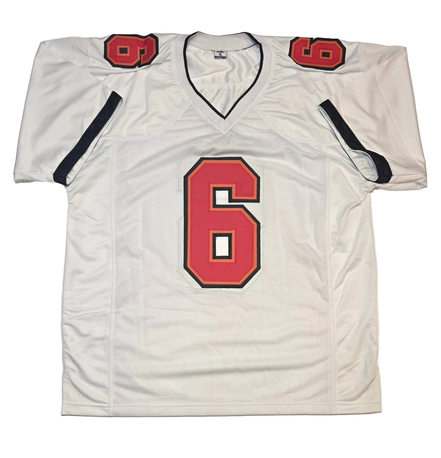Baker Mayfield Tampa Bay Buccaneers Autographed White Jersey COA (XL)
