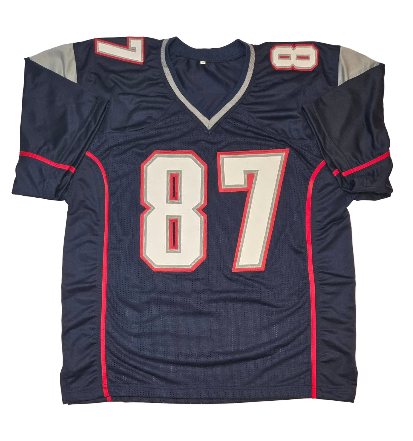 Rob Gronkowski New England Patriots Autographed Football Jersey coa (XL)