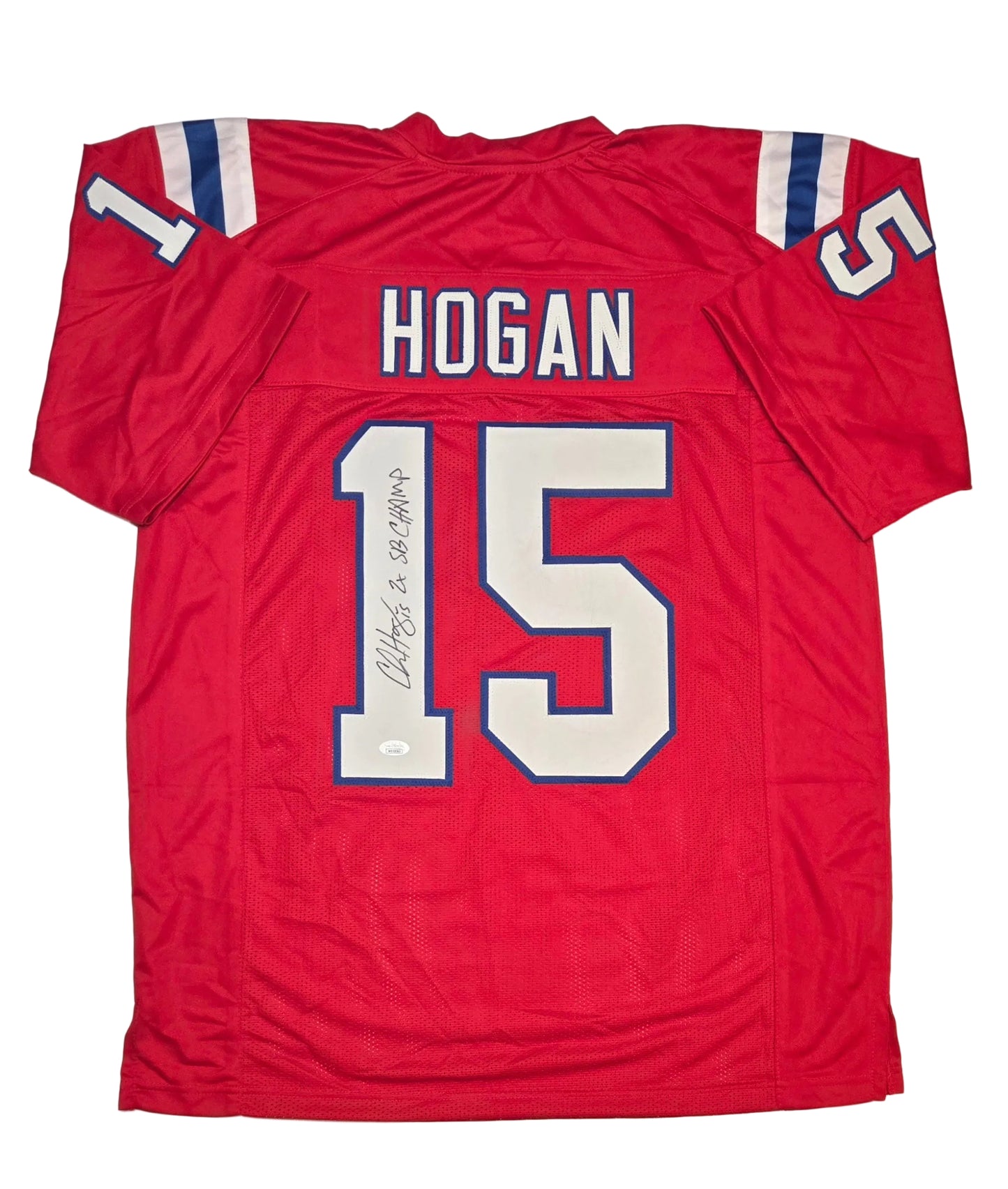 Chris Hogan New England Patriots Autographed & Insc Football Jersey coa (XL)