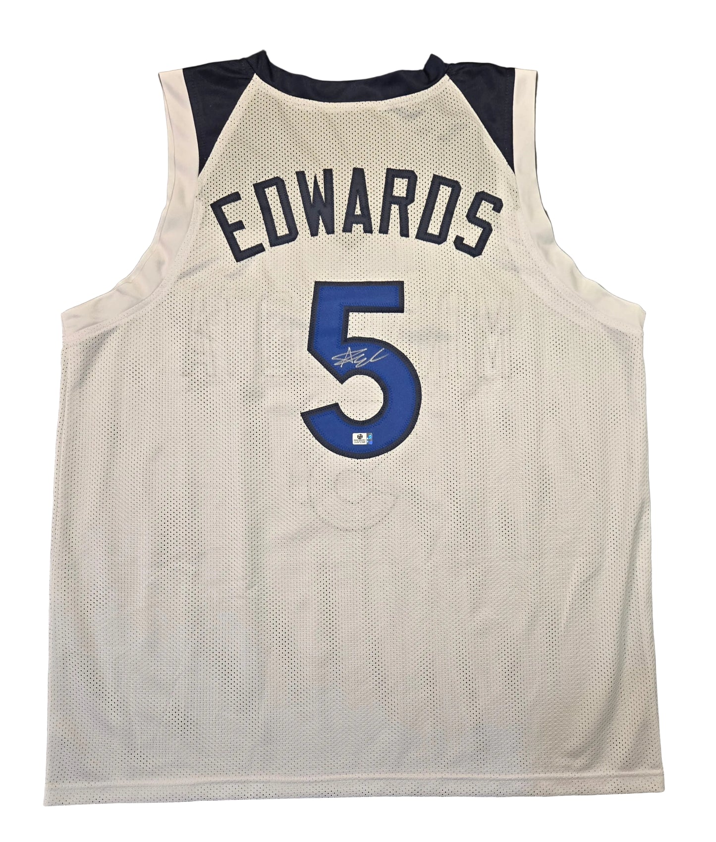 Anthony Edwards Minnesota Timberwolves Autographed Basketball Jersey coa