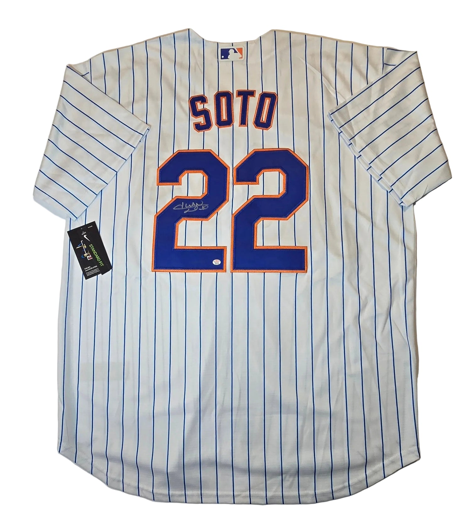 Juan Soto of the NY Mets autographed baseball jersey PAAS COA