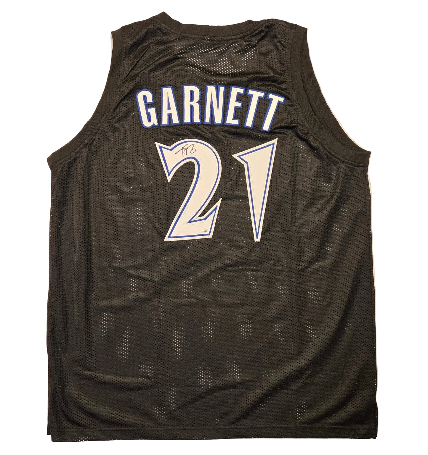 Kevin Garnett Of The Minnesota Timberwolves signed basketball jersey PAAS COA
