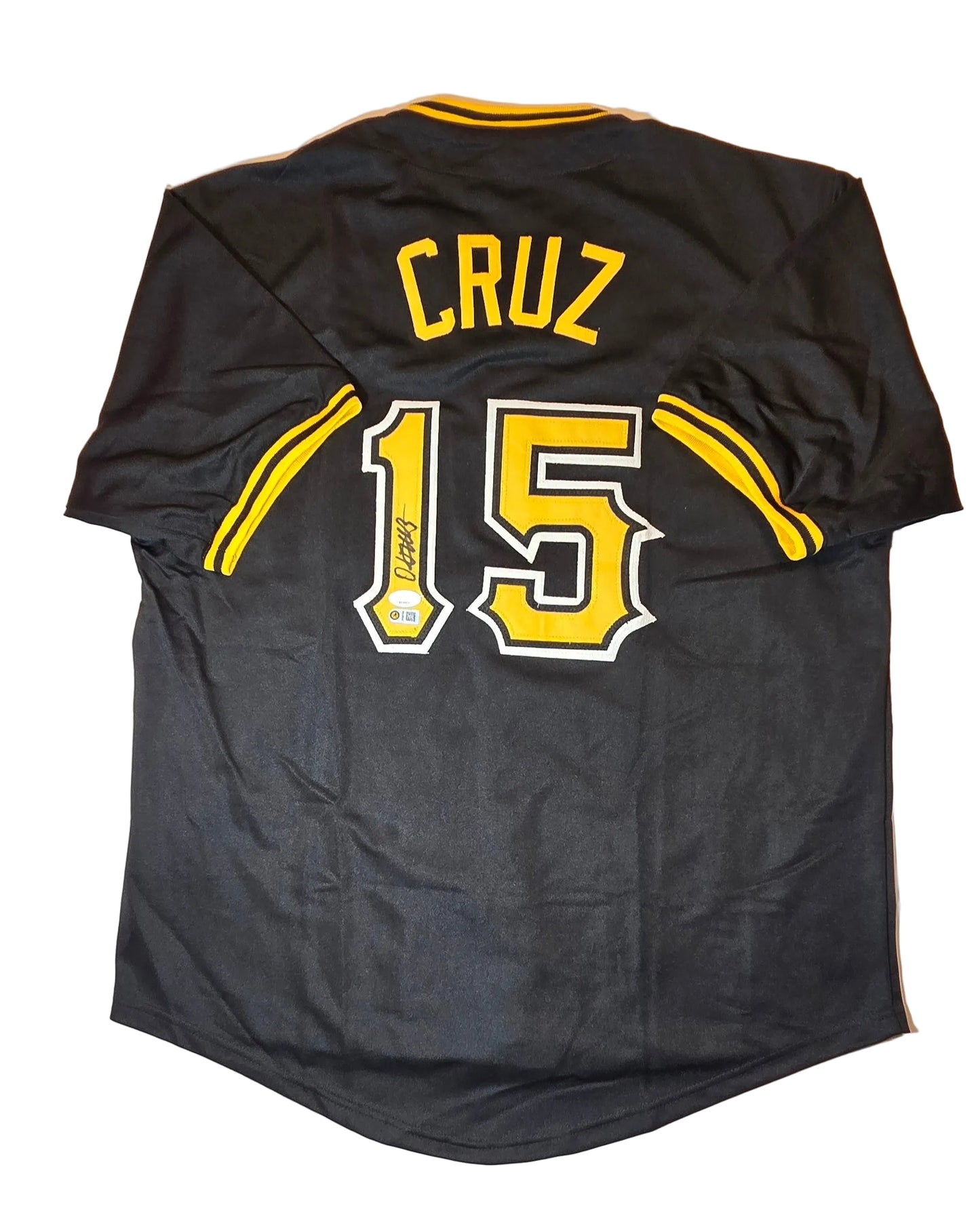 Autographed Oneil Cruz Pittsburgh Black Baseball Jersey With 2 COA'S