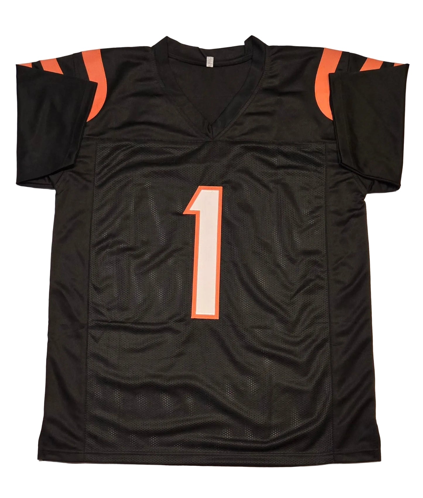Ja'Marr Chase of the Cincinnati Bengals autographed football jersey COA (XL)