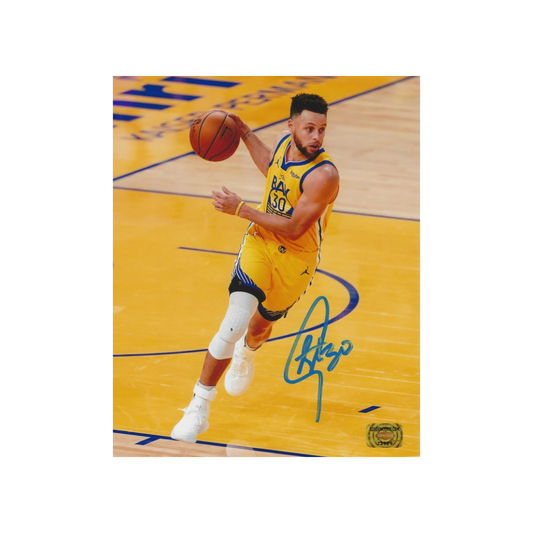 Stephen Curry Golden State Warriors autographed 8x10 basketball photo with COA