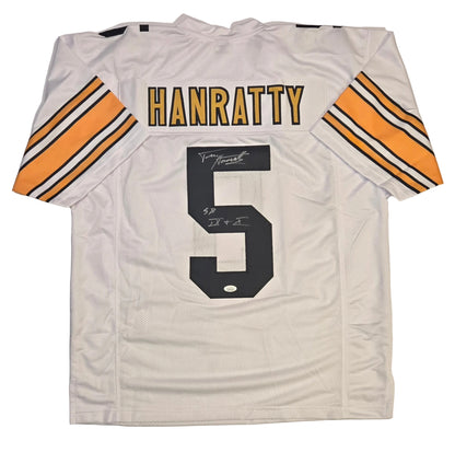 Terry Hanratty signed Pittsburgh Steelers football jersey alternate view
