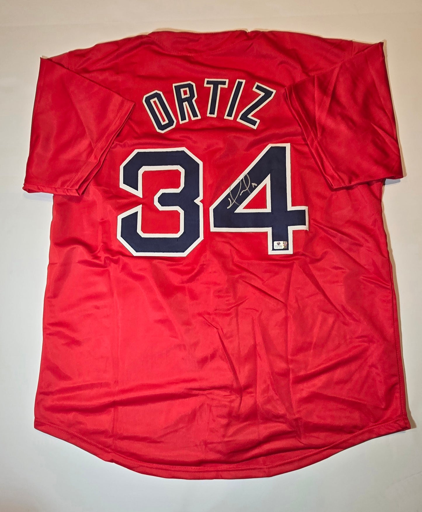 David Ortiz Boston Red Sox Autographed Custom Baseball Jersey With COA