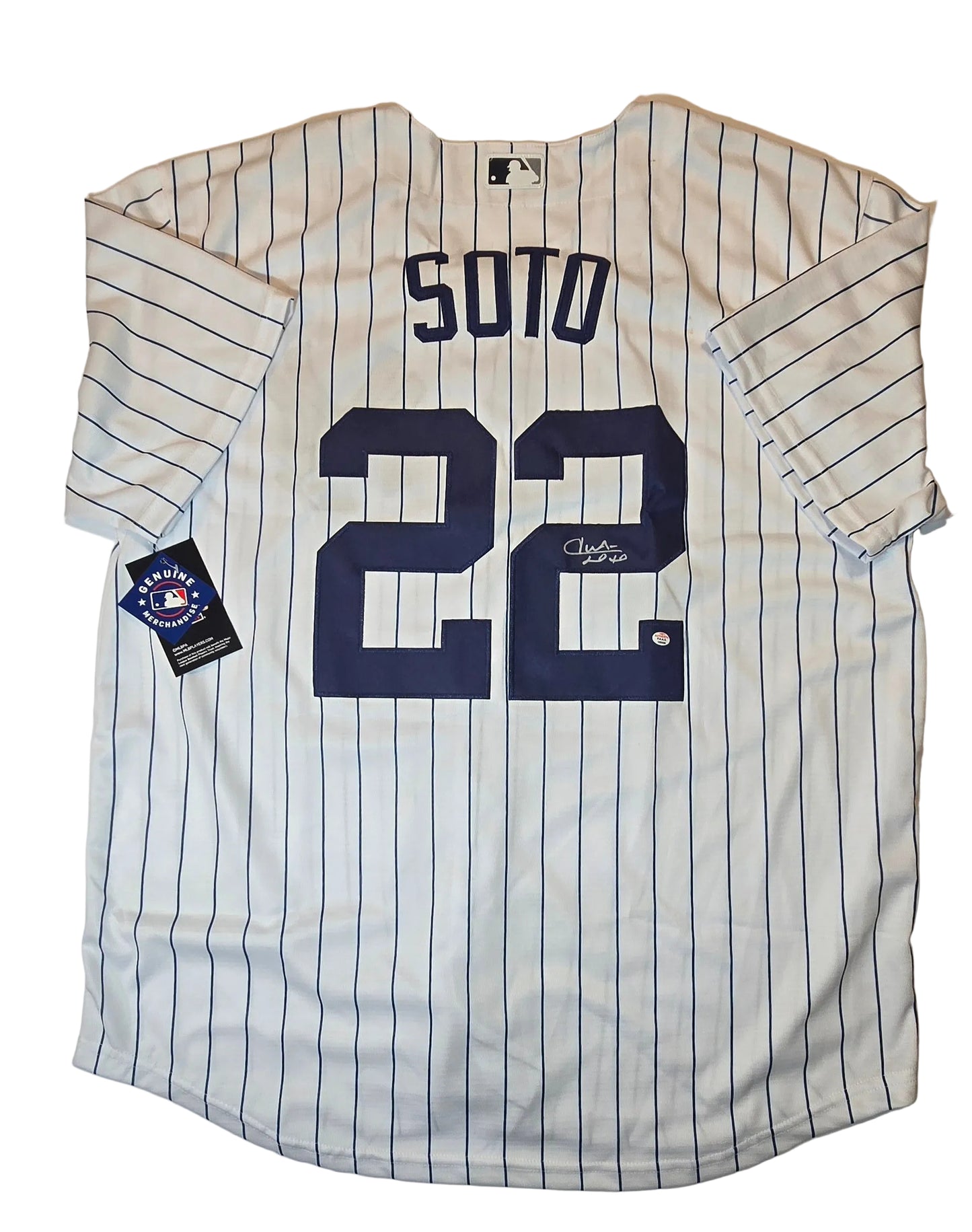 Juan Soto NY Yankees autographed baseball jersey With COA