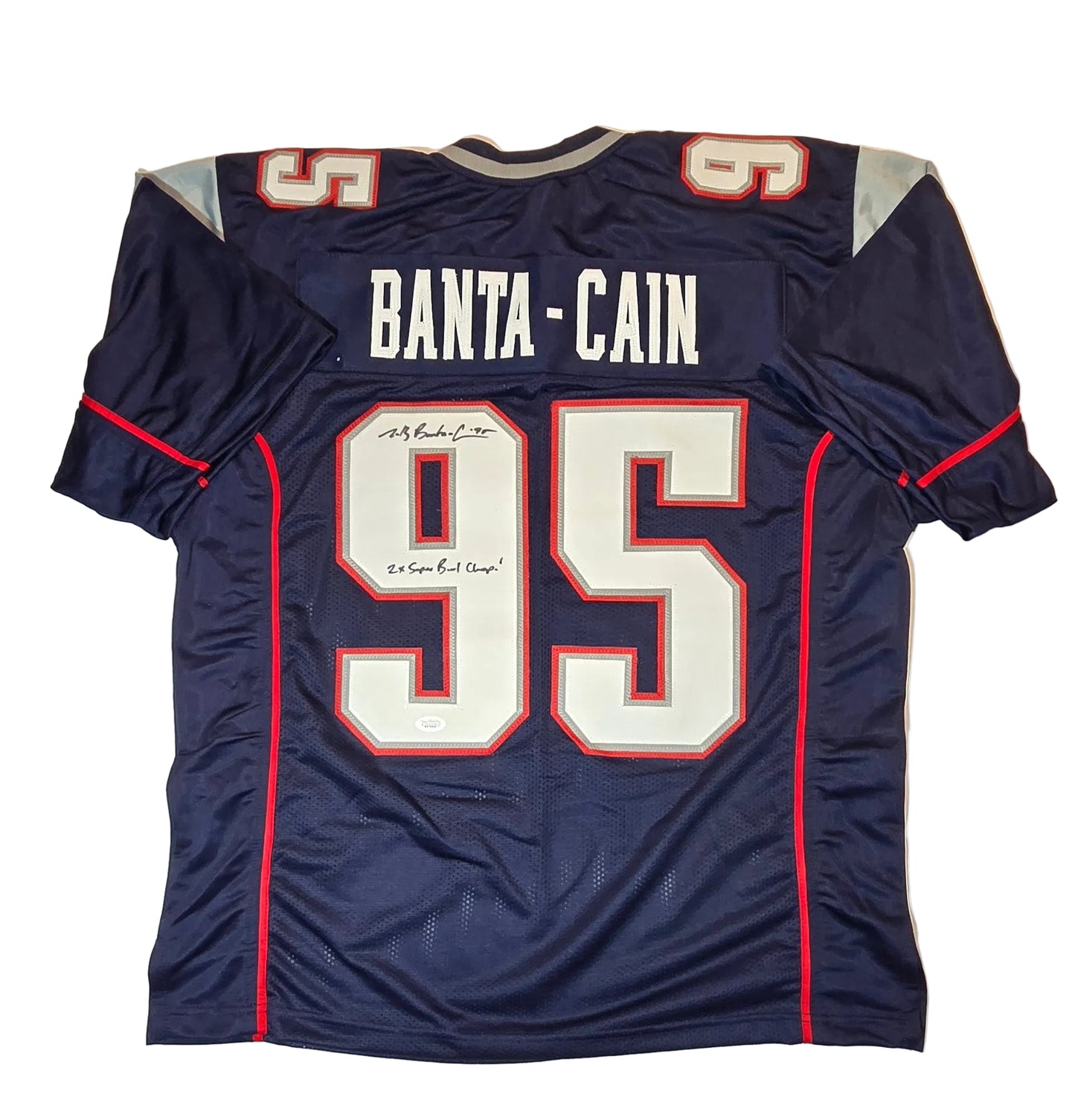 Tully Banta-Cain New England Patriots Autographed and Inscribed Jersey (XL)