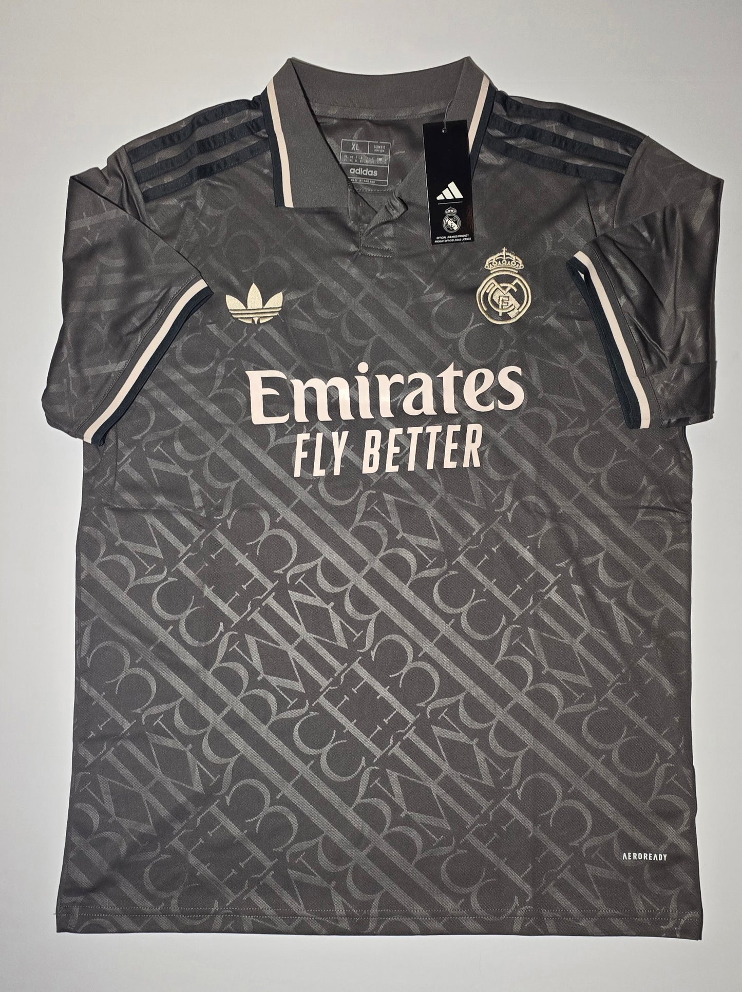 Kylian Mbappe Real Madrid Autographed 2024-25 Adidas 3rd Jersey With COA