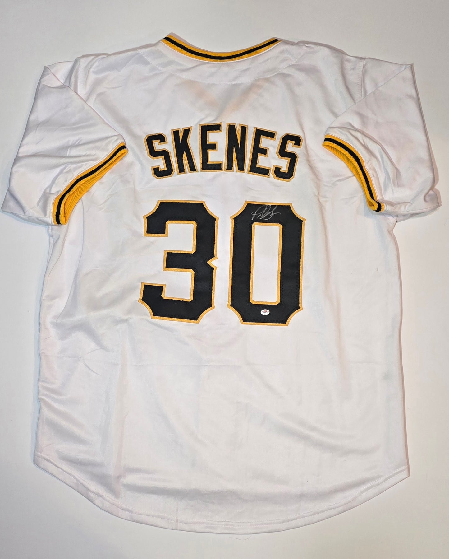 Paul Skenes of the Pittsburgh Pirates autographed baseball jersey COA