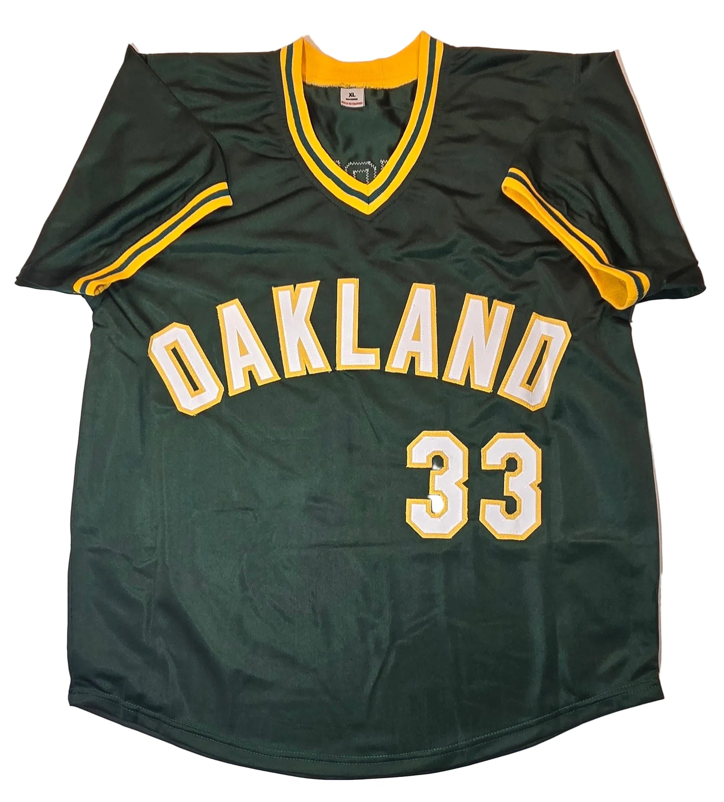 Jose Canseco Oakland A's Autographed Custom Baseball Jersey Beckett Hologram