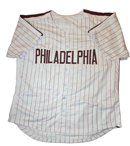 Mike Schmidt Philadelphia Phillies Autographed Baseball Jersey With JSA COA