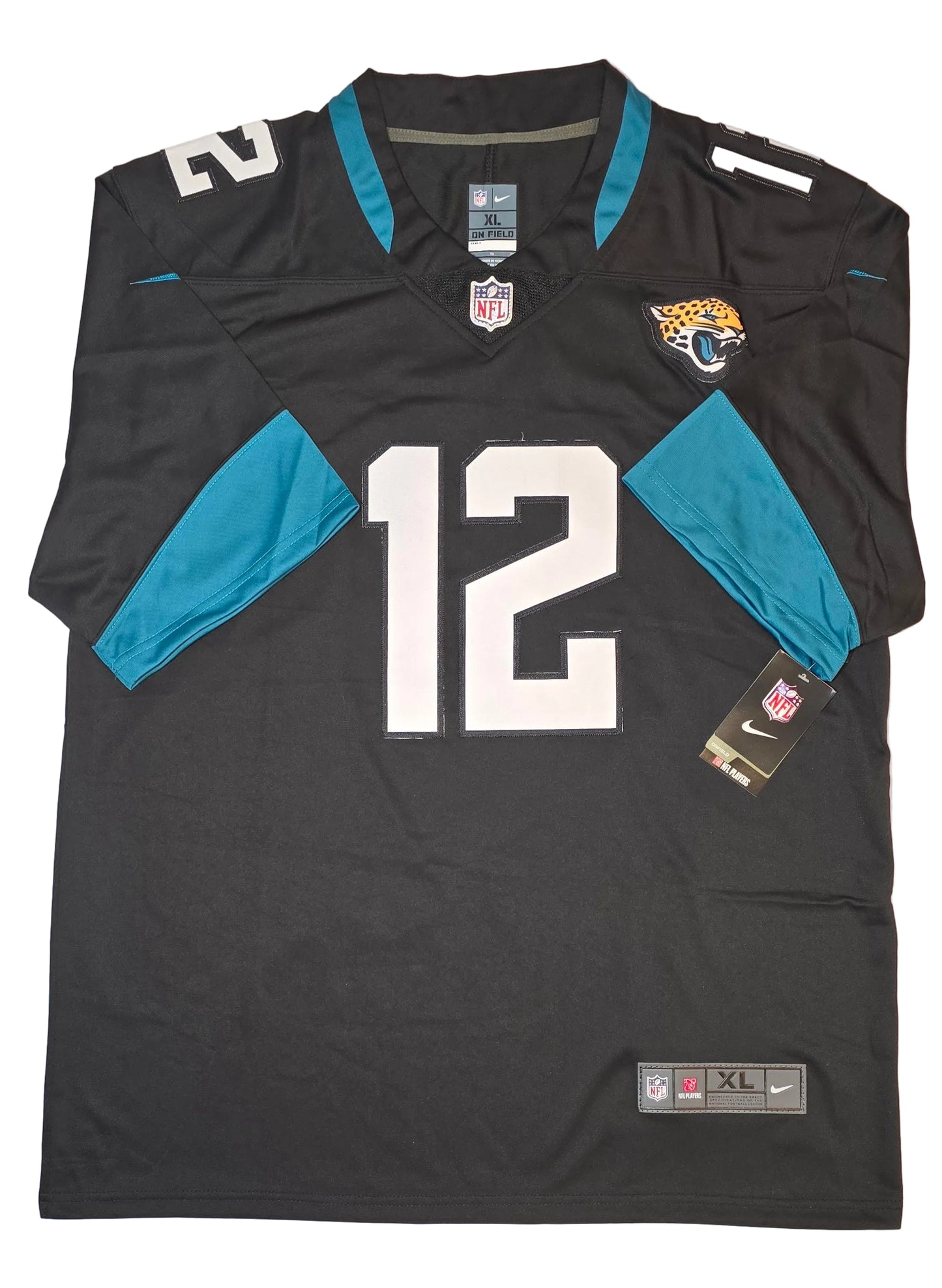 Travis Hunter of the Jacksonville Jaguars autographed football jersey COA (XL)