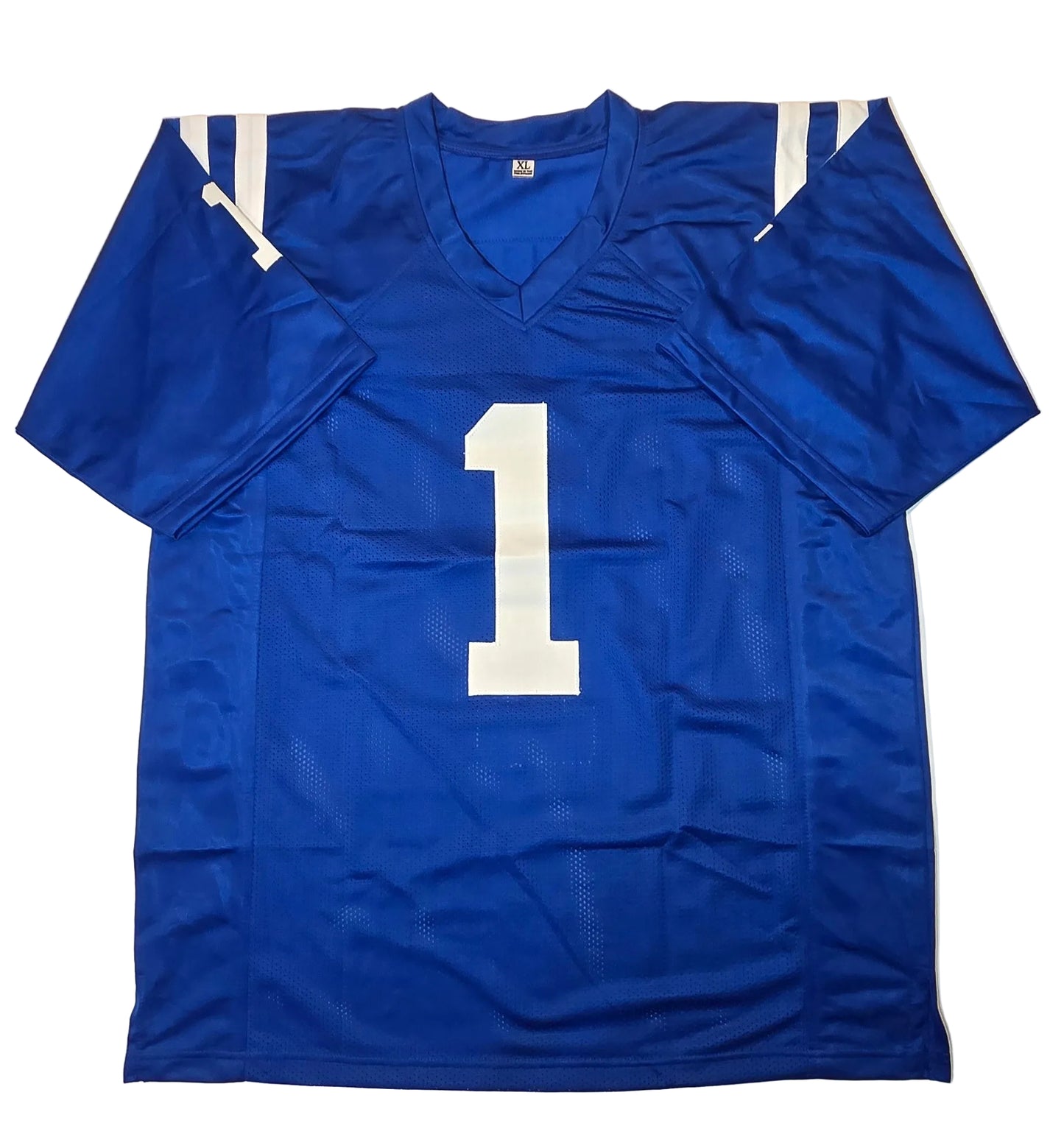 Josh Downs Indianapolis Colts Autographed Custom Football Jersey Hologram (XL)