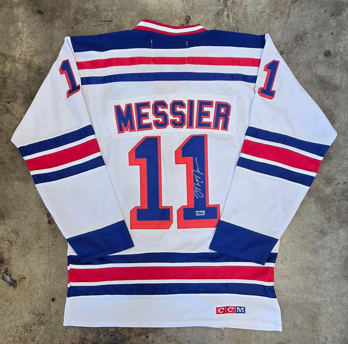 Mark Messier New York Rangers Autographed Hockey Jersey With Coa
