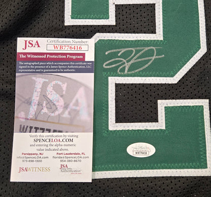 J.D. Davison Boston Celtics signed basketball jersey, product detail