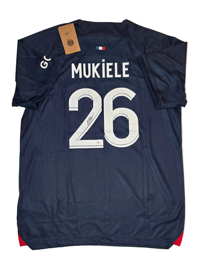 Nordi Mukiele PSG signed soccer jersey, alternate product image