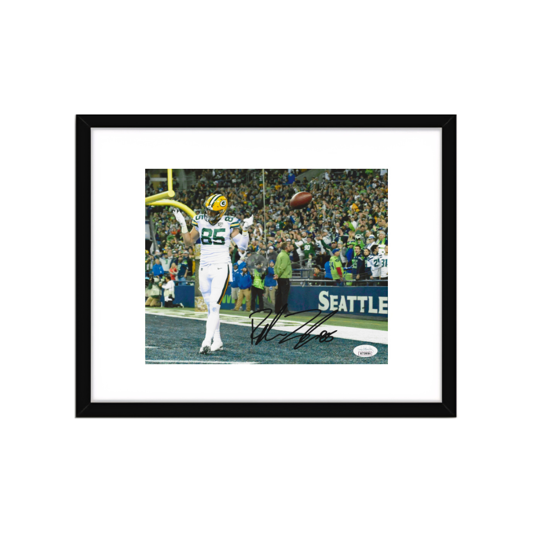 Robert Tonyan Green Bay Packers Autographed 8x10 Photo coa W/Frame - Fan Freaks