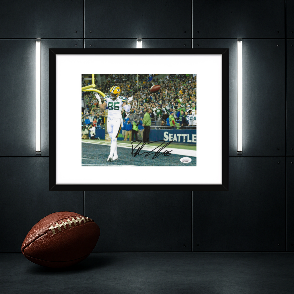 Robert Tonyan Green Bay Packers Autographed 8x10 Photo coa W/Frame