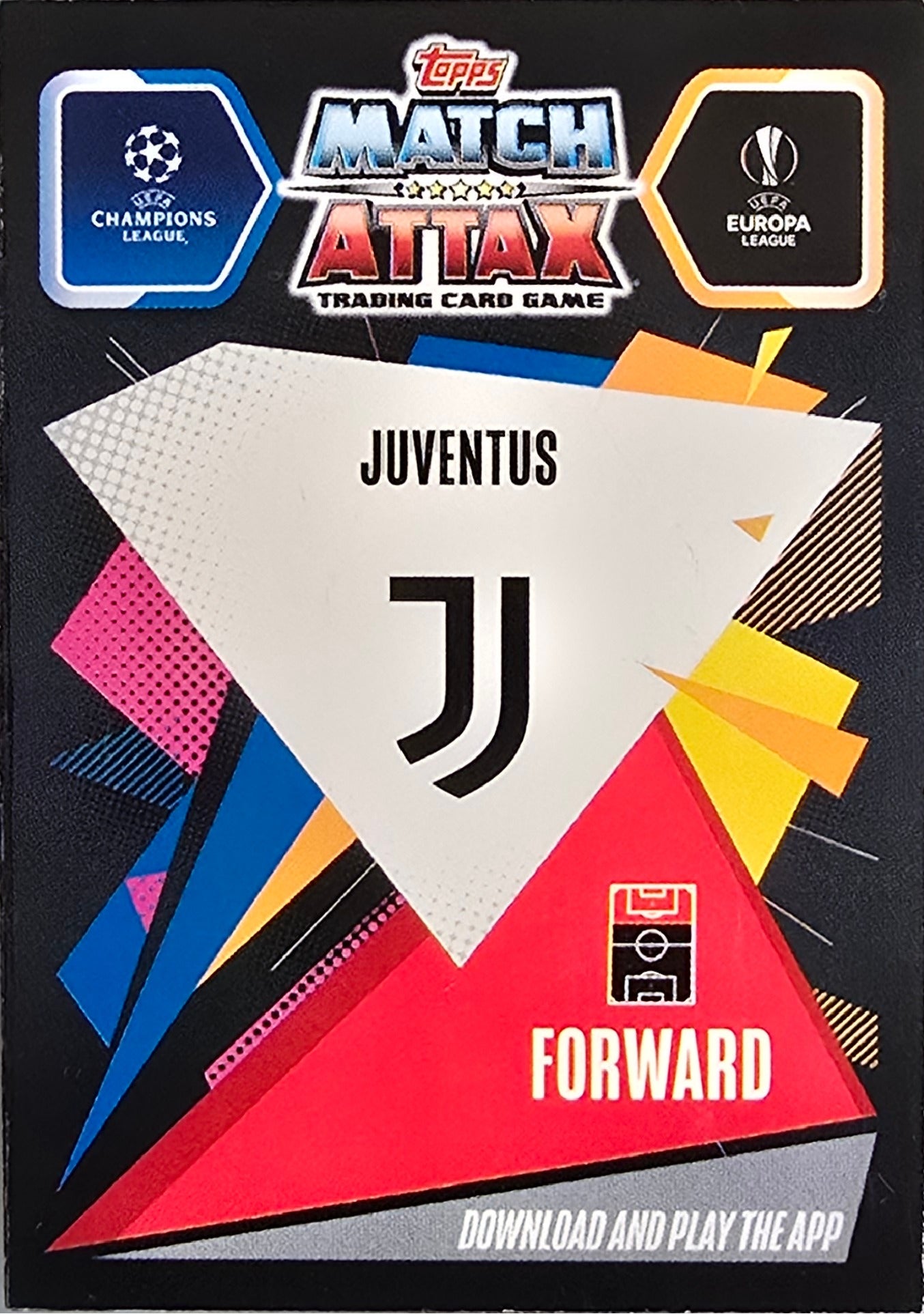 Cristiano Ronaldo Juventus FC Custom Patch Card