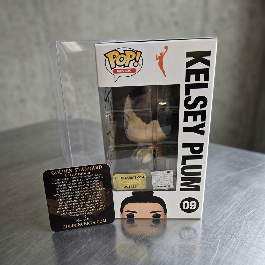 Kelsey Plum Signed Los Angeles Sparks Funko Pop W/COA