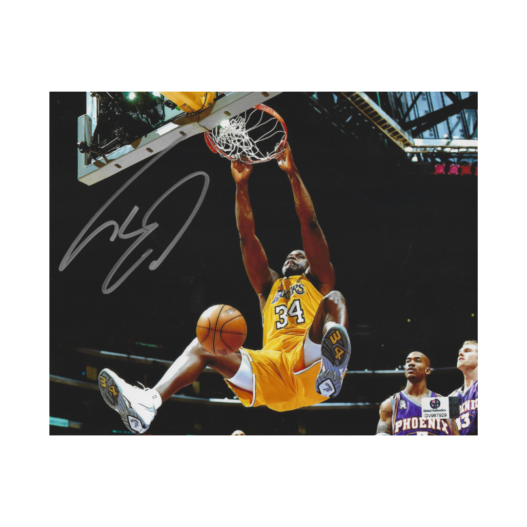 Shaquille O'Neal Los Angeles Lakers Autographed 8x10 Photo coa