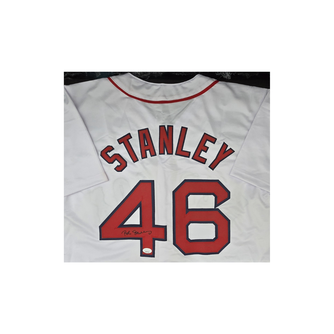 Bob Stanley Boston Red Sox Autographed Custom Baseball Jersey coa - Fan Freaks