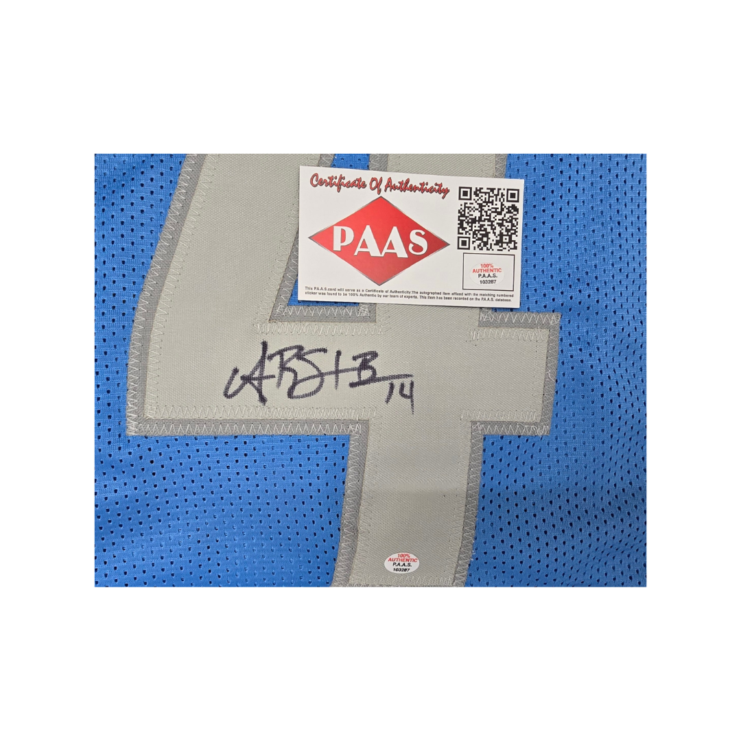 Amon-Ra St Brown of the Detroit Lions autographed football jersey COA - Fan Freaks