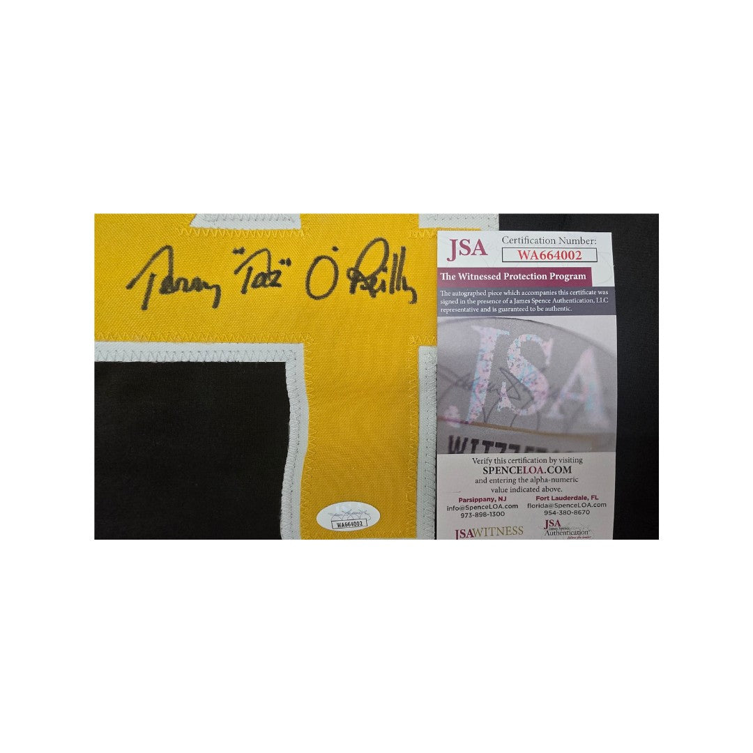 Terry O'Reilly Boston Bruins Autographed & Ins Custom Hockey Jersey coa