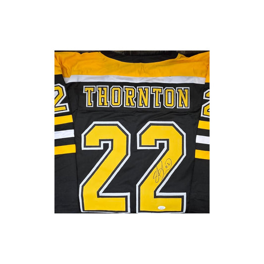 Shawn Thornton Boston Bruins Autographed Custom Hockey Jersey coa
