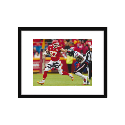 Travis Kelce Kansas City Chiefs Autographed 8x10 Photo Art Print - Fan Freaks