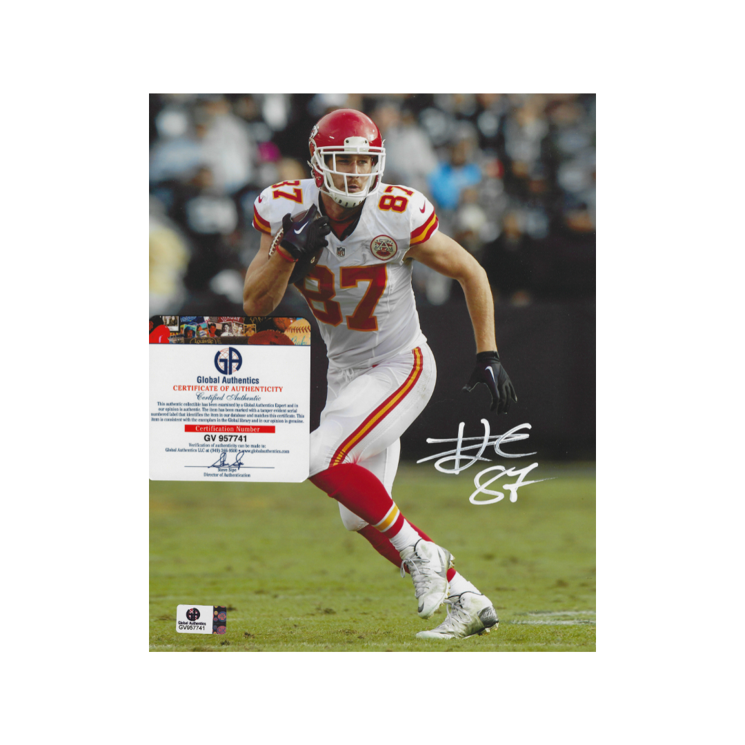 Travis Kelce Kansas City Chiefs Autographed 8x10 Photo With COA - Fan Freaks