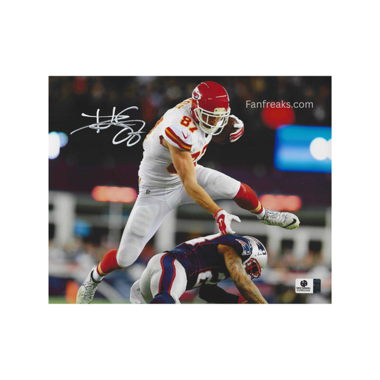 Travis Kelce Kansas City Chiefs Autographed 8x10 Art Print