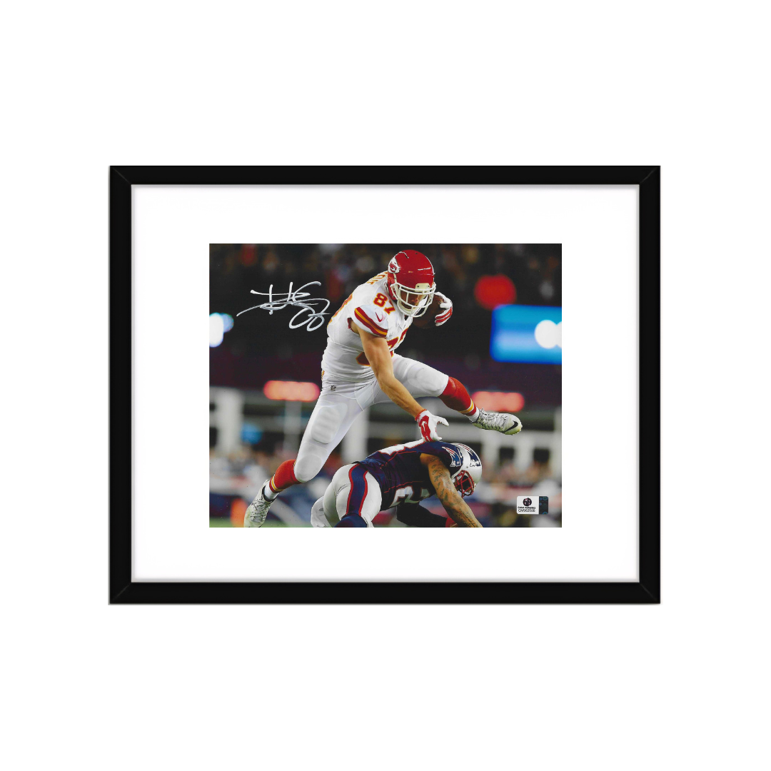 Travis Kelce Kansas City Chiefs Autographed 8x10 Art Print