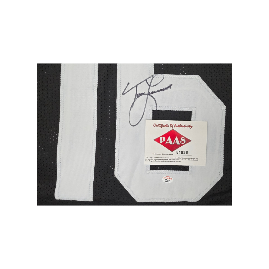Trevor Lawrence autographed Black football jersey COA - Fan Freaks