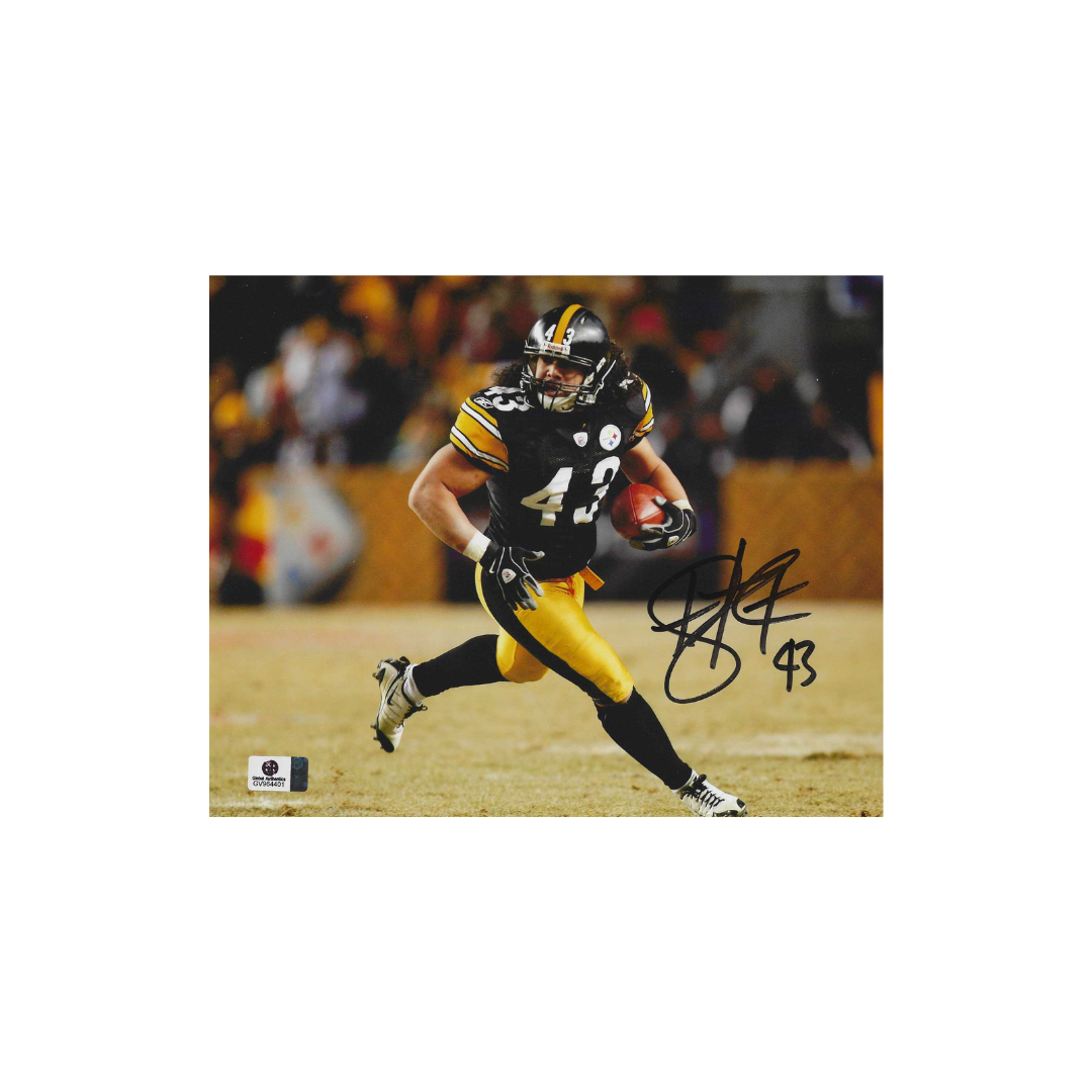Troy Polamalu Pittsburgh Steelers Autographed 8x10 Photo coa w/frame - Fan Freaks
