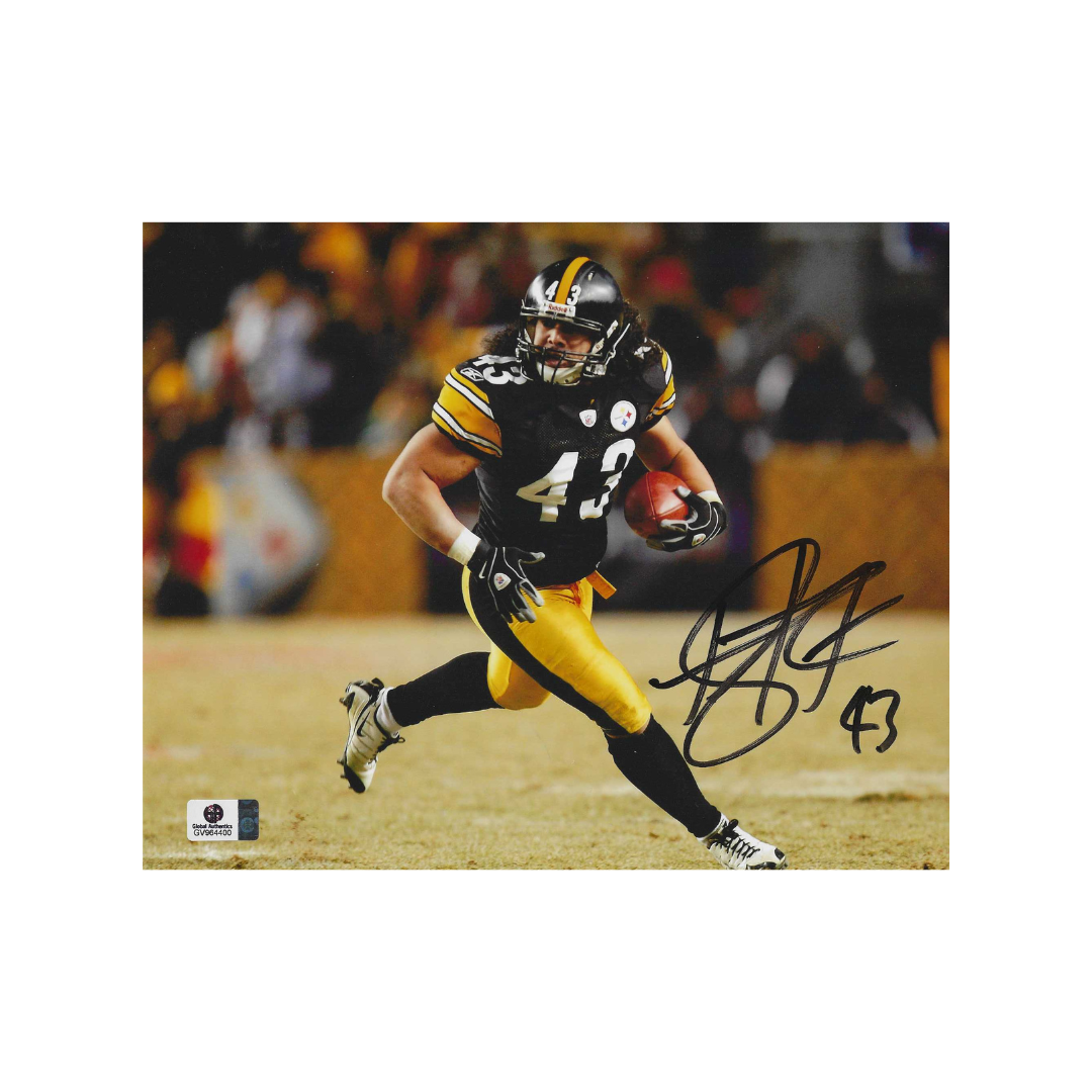 Troy Polamalu Steelers Autographed 8x10 Photo coa w/frame - Fan Freaks