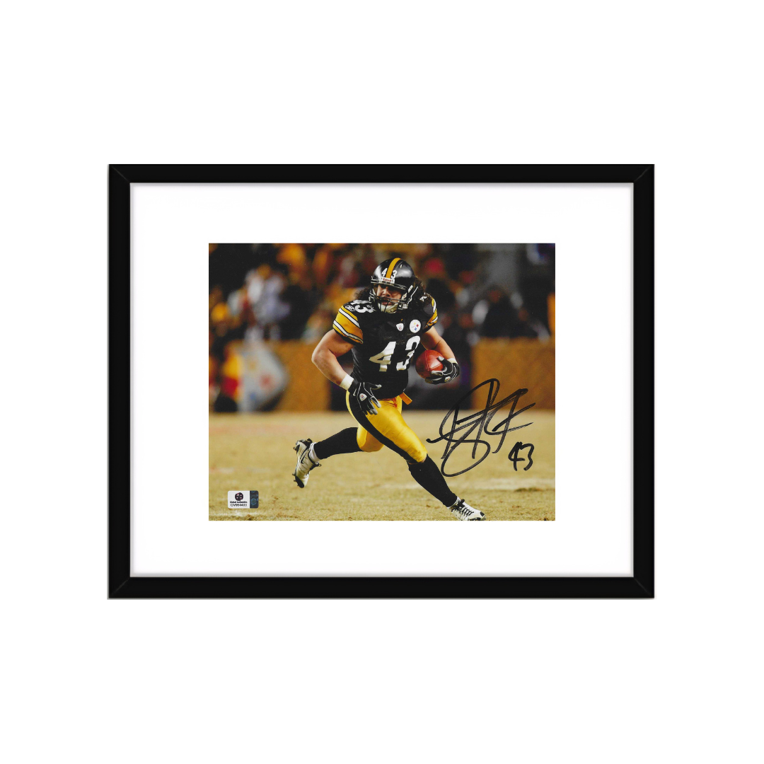 Troy Polamalu Steelers Autographed 8x10 Art Print
