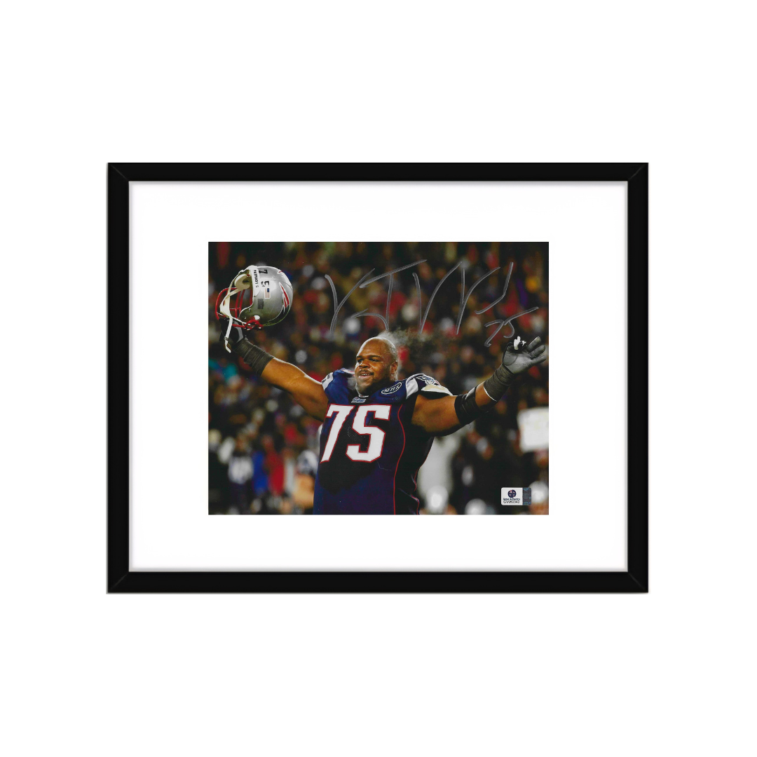 Vince Wilfork New England Patriots Autographed 8x10 Art Print