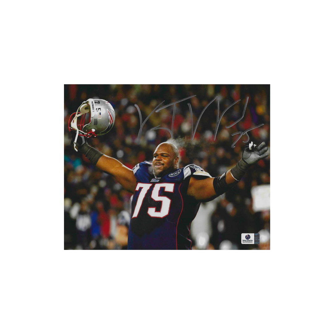 Vince Wilfork New England Patriots Autographed 8x10 Art Print