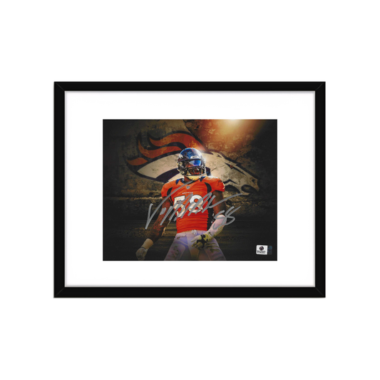 Von Miller Denver Broncos Autographed 8x10 Art Print