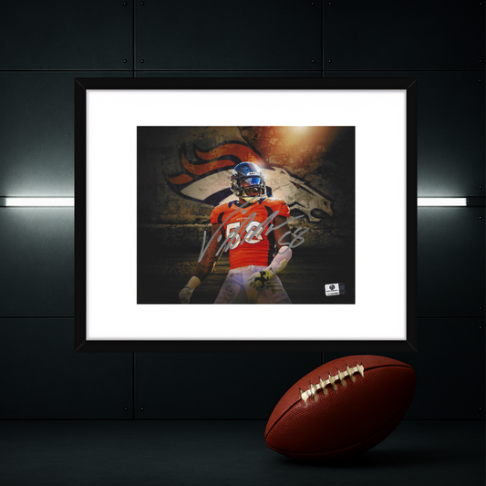 Von Miller Autographed 8x10 Photo coa