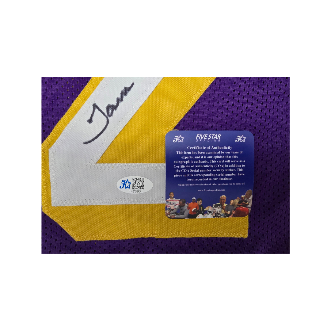 JAMES WORTHY SIGNED LOS ANGELES LAKERS JERSEY WITH COA - Fan Freaks