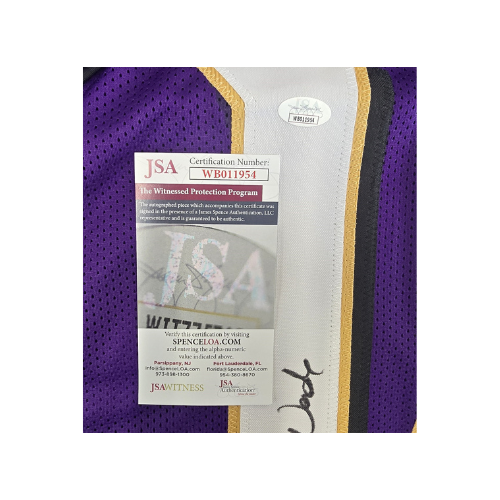 Dayton Wade Baltimore Ravens Autographed Custom Football Jersey With COA - Fan Freaks