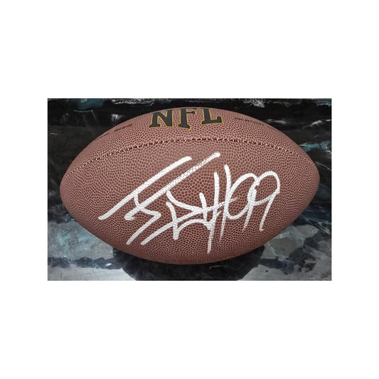 Houston Texans J.J. Watt Autographed Wilson Football With COA