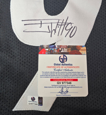 Certificate of authenticity for T.J. Watt autographed Pittsburgh Steelers jersey