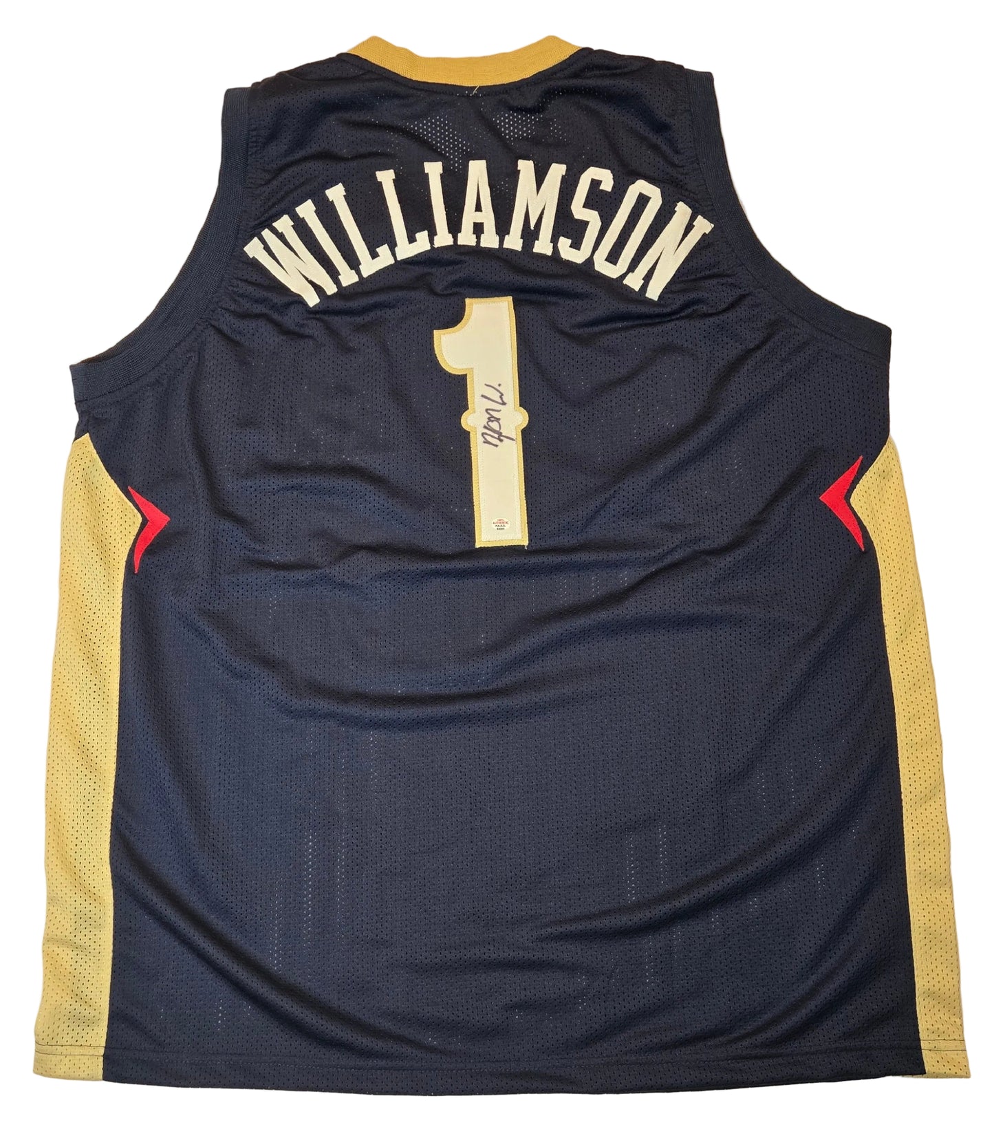 Zion Williamson of the New Orleans Pelicans signed basketball jersey PAAS COA
